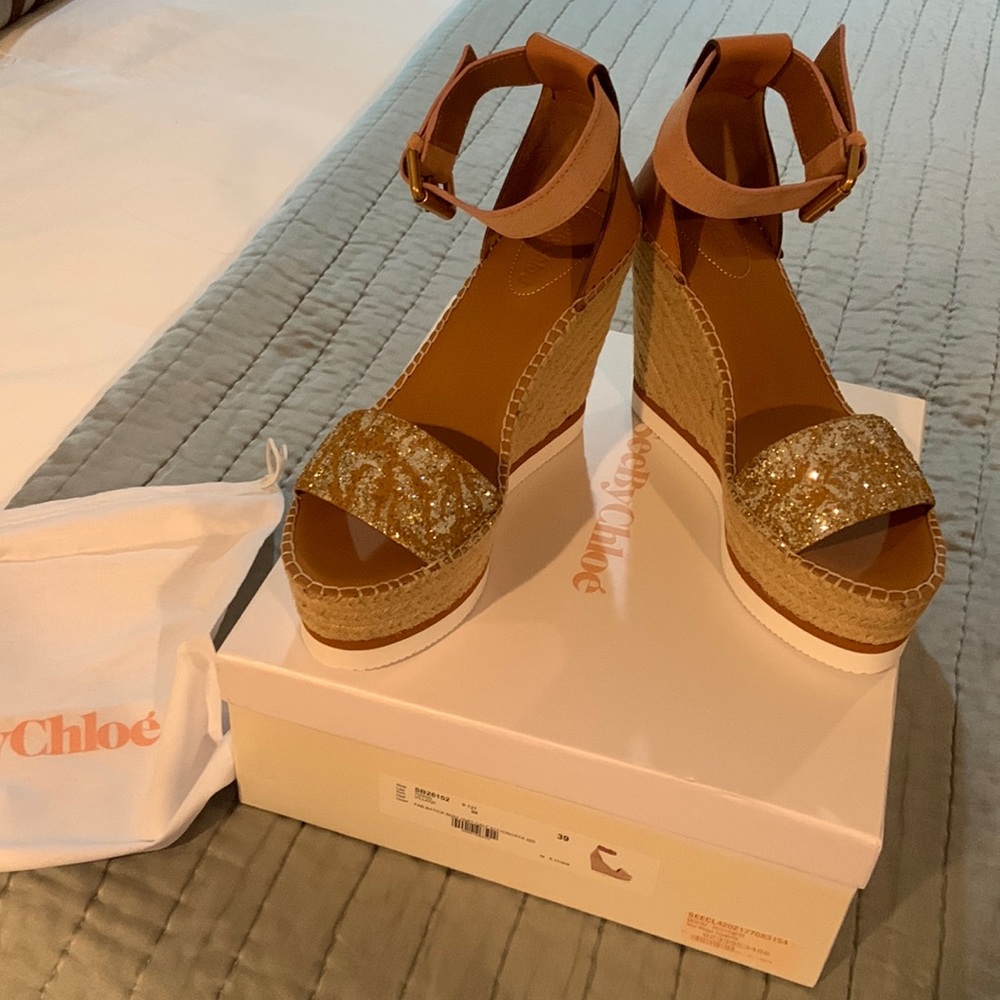 NWT Seebychloe wedges size 39